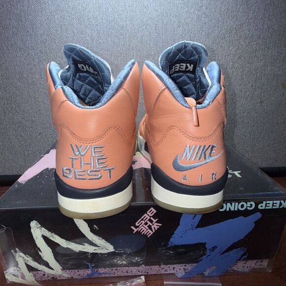 Jordan 5 Retro x DJ Khaled Mid We The Best Crimson Bliss Men’s Size 8 - Picture 7 of 16